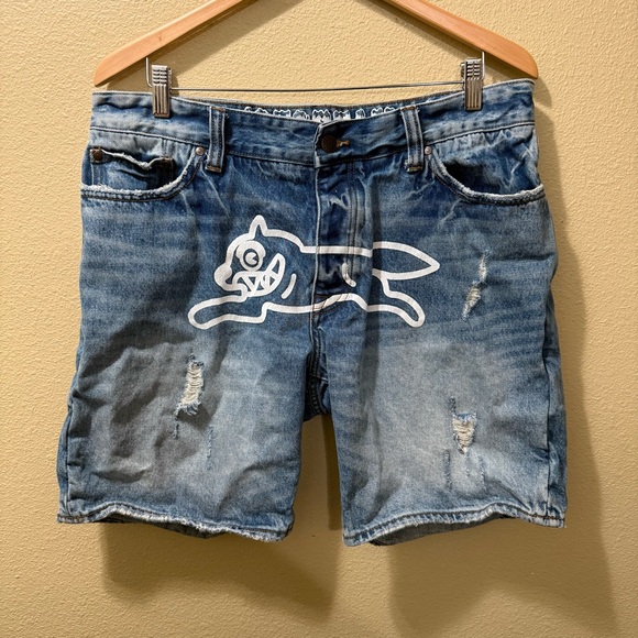 Billionaire Boys Club Other - Men’s Size 36 BBC Billionaire Boys Club Run Dog Ice Cream Distressed Jean Shorts